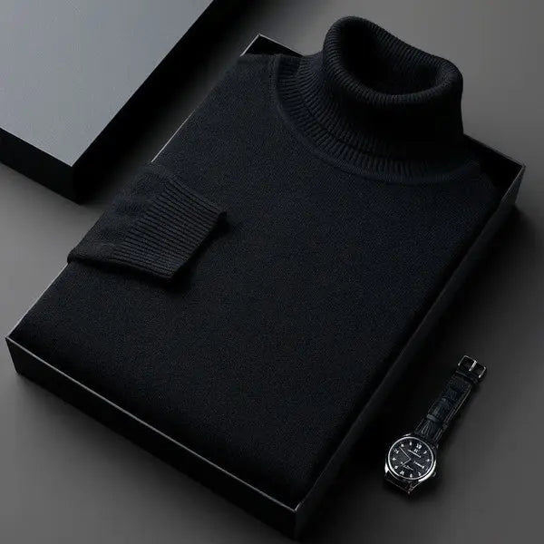 Men's Cashmere Turtleneck Sweater – Laurent