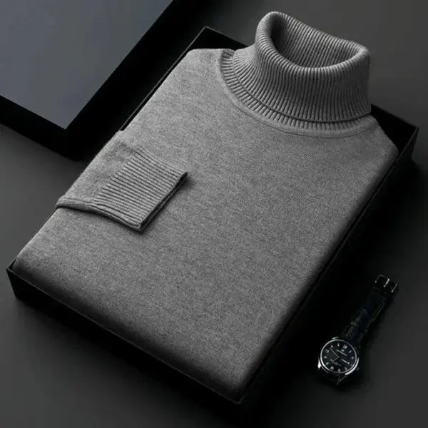 Men's Cashmere Turtleneck Sweater – Laurent
