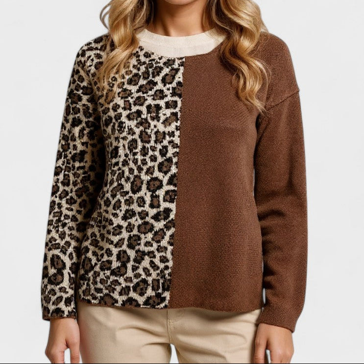 Isabella Chic Leopard Sweater